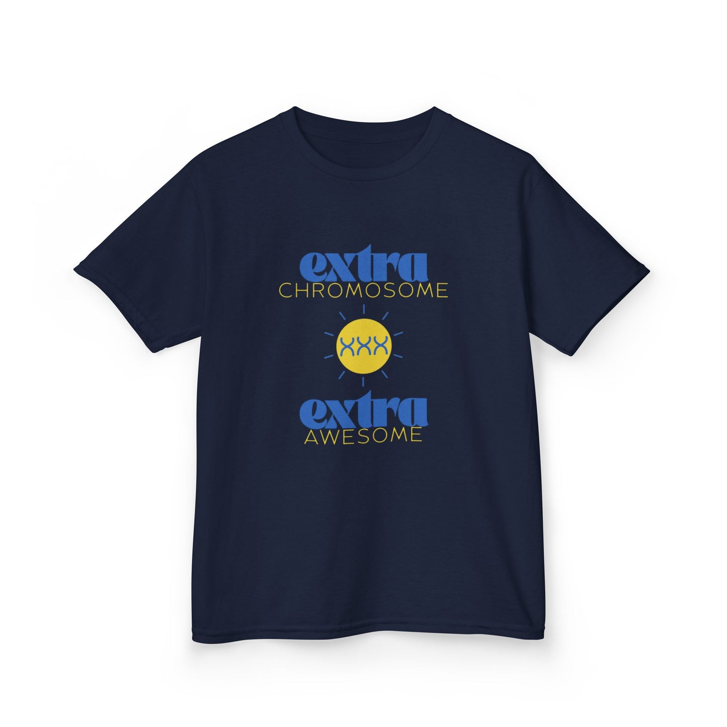 Extra Chromosome Extra Awesome Down Syndrome Acceptance T-Shirt Kids