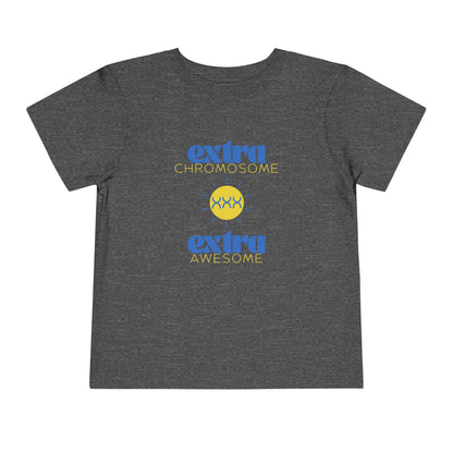 Extra Chromosome Extra Awesome Down Syndrome Acceptance T-Shirt Toddler