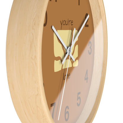 You're Late Wall Clock | Funn ADHD Acceptance
