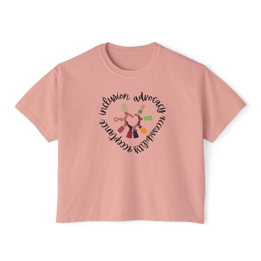 Accessibility Advocacy Boxy Tee in Color
