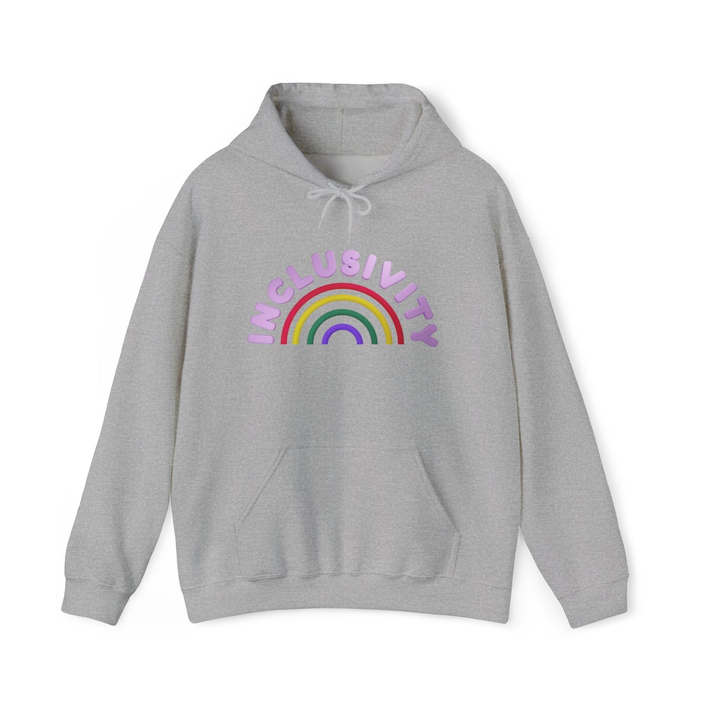 Inclusivity Rainbow Hooded Sweatshirt