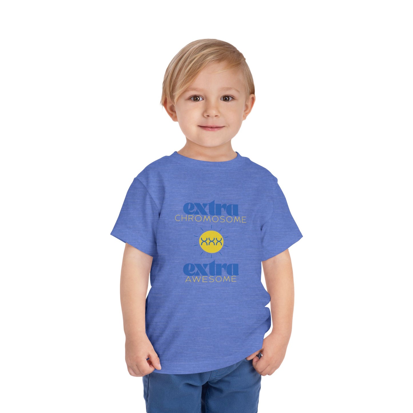 Extra Chromosome Extra Awesome Down Syndrome Acceptance T-Shirt Toddler