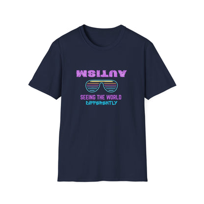 Autism Seeing The World Differently Unisex Softstyle T-Shirt