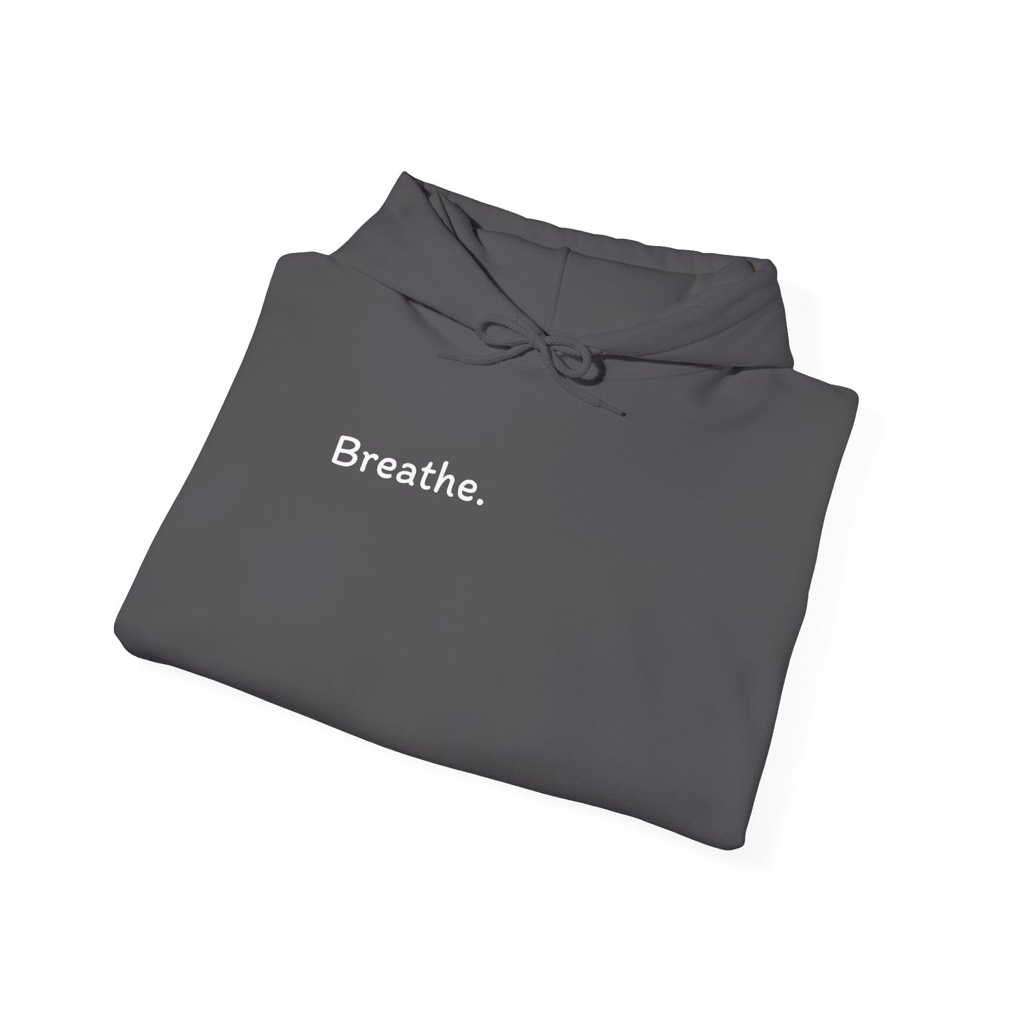 Breathe. (Front) This is Your Reminder to Unclench Your Jaw. (Back) Hoodie