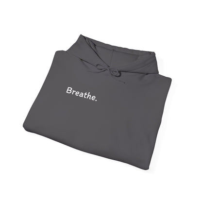 Breathe. (Front) This is Your Reminder to Unclench Your Jaw. (Back) Hoodie
