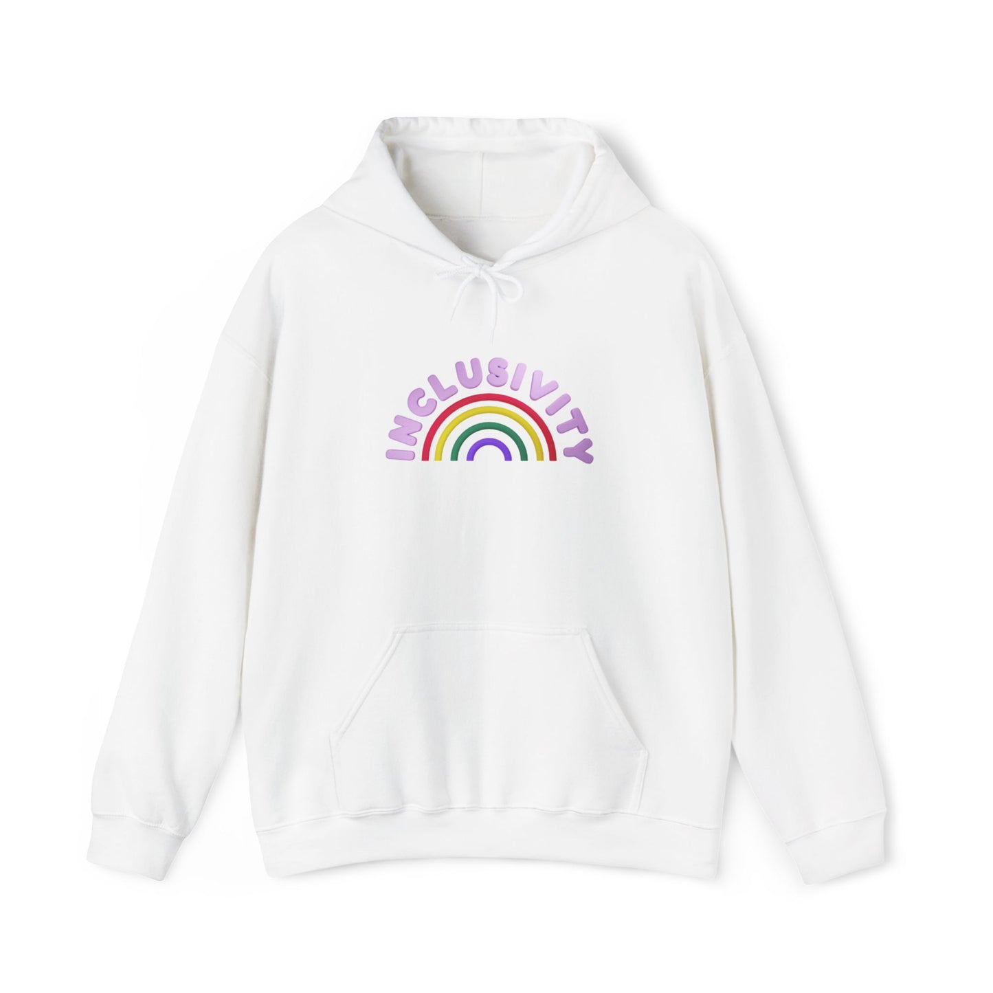 Inclusivity Rainbow Hooded Sweatshirt