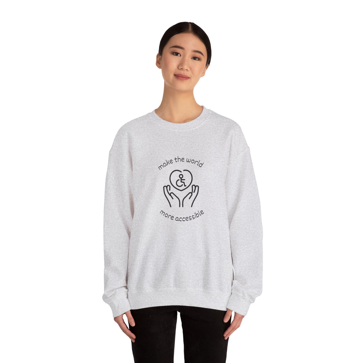 Make The World More Accessible Crewneck Sweatshirt