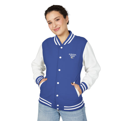 Survival Mode Unisex Heavyweight Letterman Jacket
