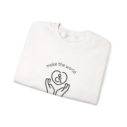 Make The World More Accessible Crewneck Sweatshirt
