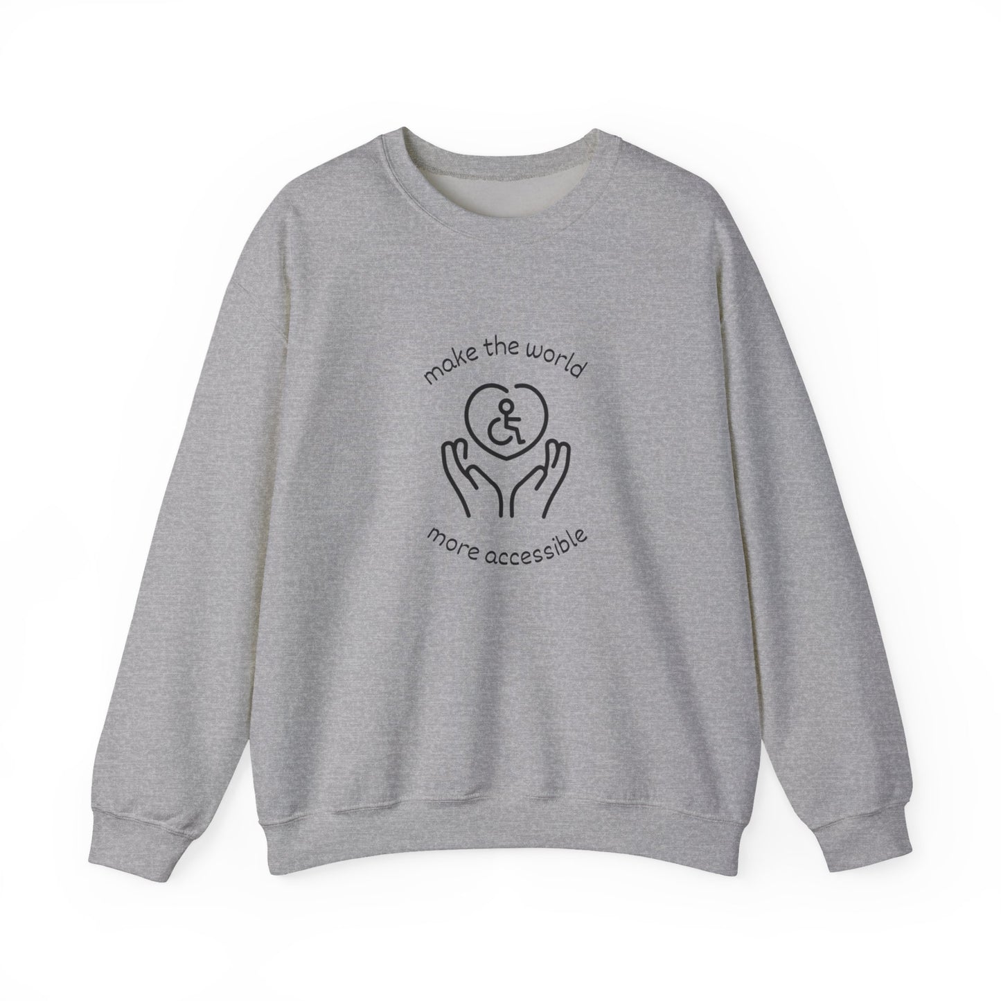 Make The World More Accessible Crewneck Sweatshirt