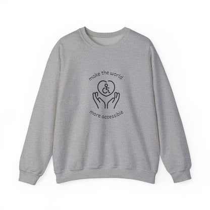 Make The World More Accessible Crewneck Sweatshirt