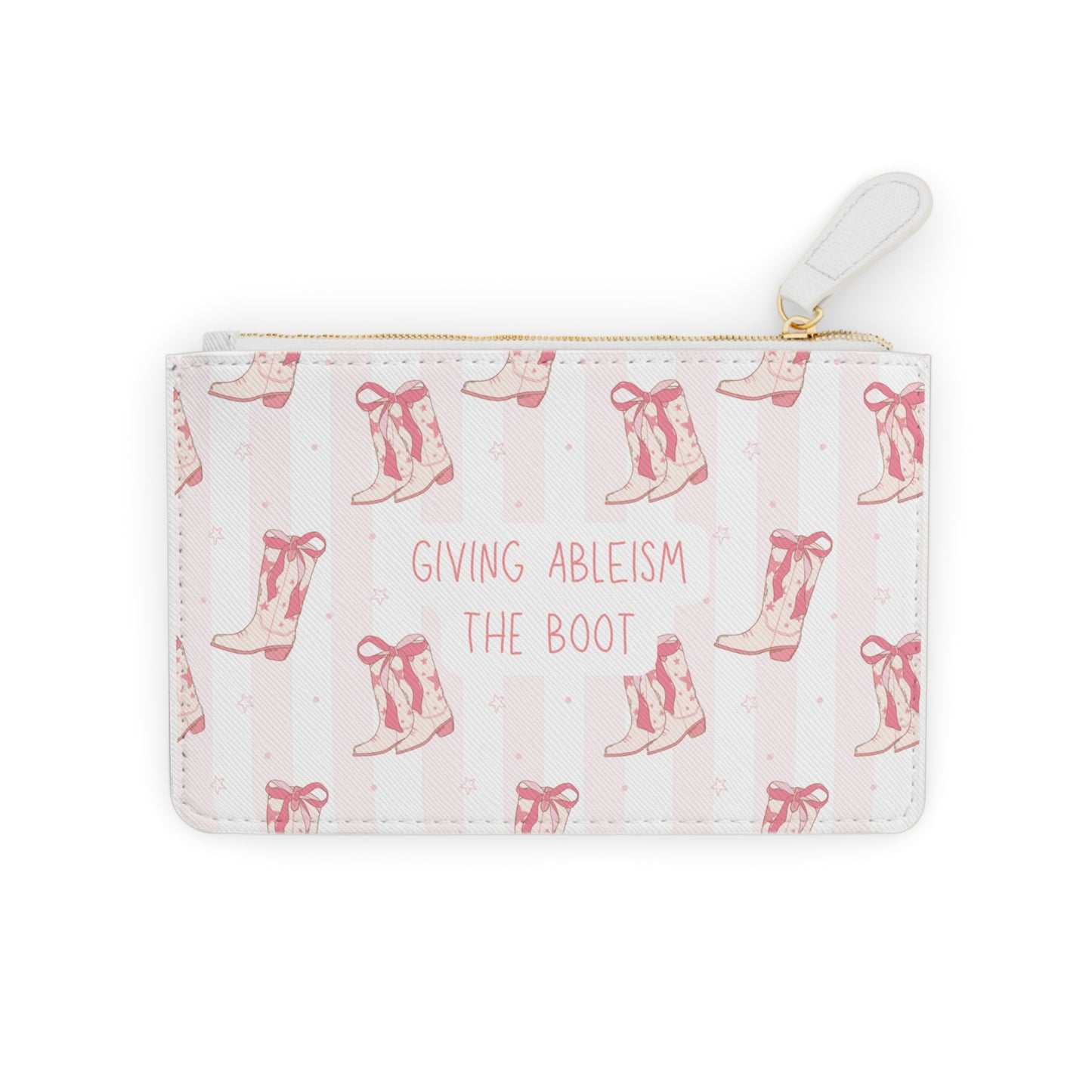 Giving Ableism the Boot Mini Clutch Bag | Cowgirl Boot Pattern