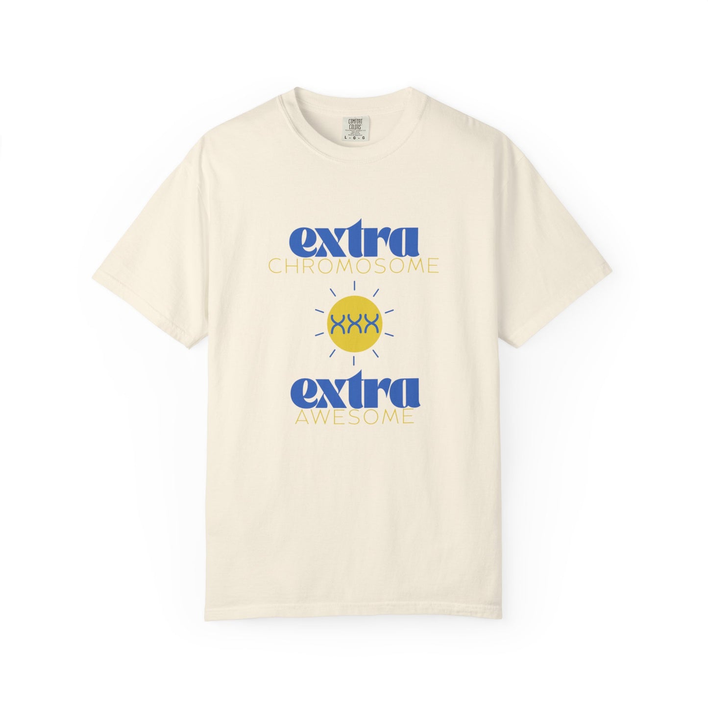 Extra Chromosome Extra Awesome Down Syndrome Acceptance T-Shirt for Adults