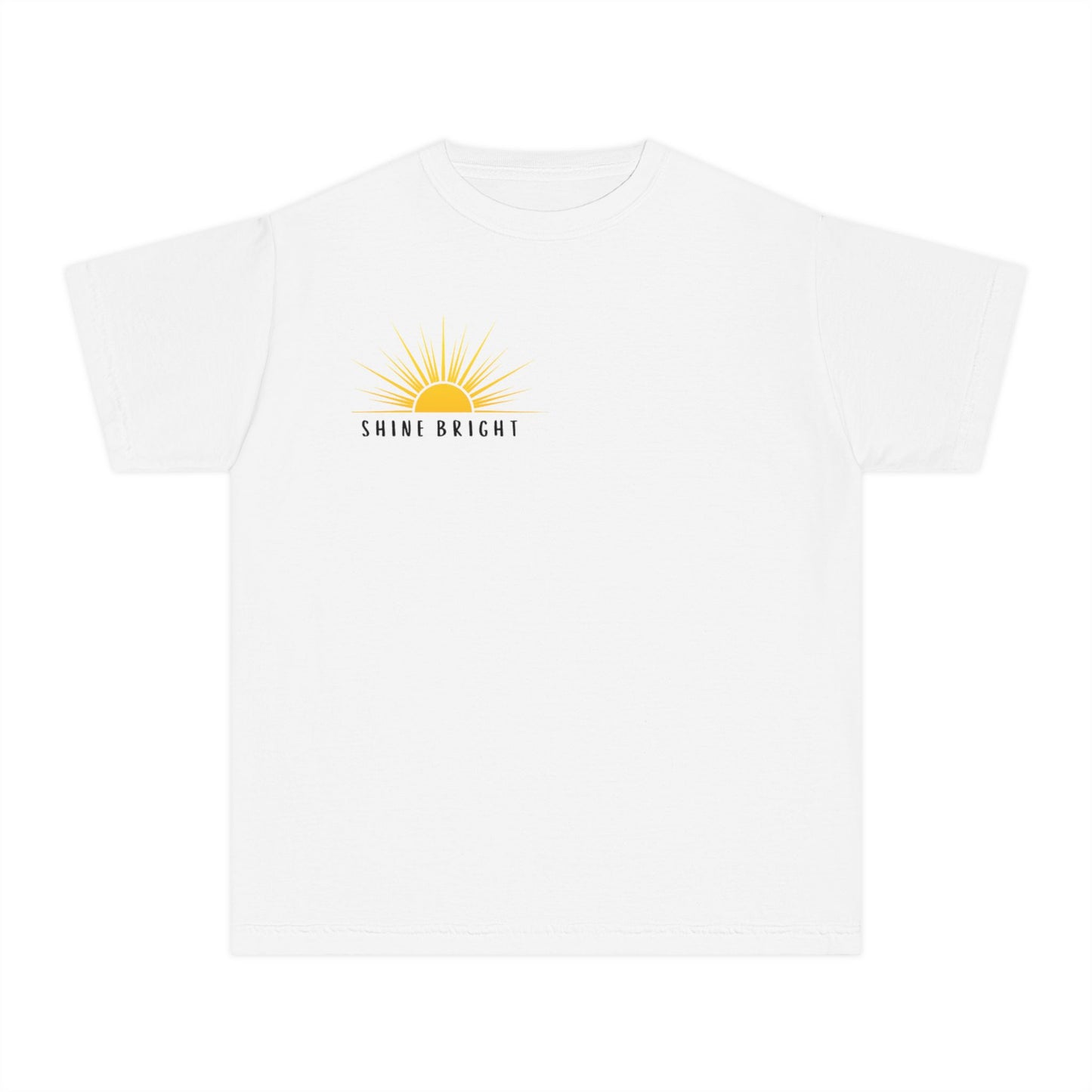 Shine Bright Front/ It's not the destination, it's the journey Back Youth T-Shirt